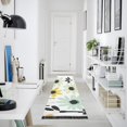 thumbnail image 4 of Yayeee Runner Rug for Bedroom 2'x6' Machine Washable Hallway Non Slip Mat, White Flower, 4 of 8