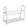 thumbnail image 3 of Lipstore Water Bottle Storage Holder Tumbler with Handle Rack Cupboard Compartment Carbon white, 3 of 8