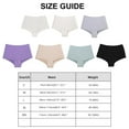 thumbnail image 5 of Baywell 5 Pairs Oversize Underwear Women's Cotton High Waist Hip Lifting Panties Super Comfortable Full Coverage Ladies Panty Soft Womens Breathable Panties, 5 of 6