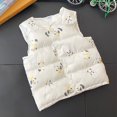 thumbnail image 2 of Baywell Toddler Kids Winter Button Up Lightweight Down Vest Boys Casual Warm Sleeveless Outerwear Vest Coat, 2 of 4