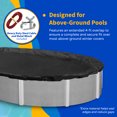 thumbnail image 7 of Blue Wave 15' x 30' 8-Year Oval Above Ground Pool Winter Cover, 7 of 7