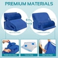 thumbnail image 6 of AllSettHealth 4 pcs Bed Wedge Pillow - Adjustable Pillow Set W/ Memory Foam, 6 of 9