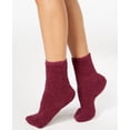 thumbnail image 2 of Charter Club Women’s Lace-Trim Supersoft Socks, Burgundy, 9-11, 2 of 2