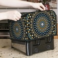 thumbnail image 7 of Uemuo Dot Mandala Print Toaster Cover 4 Slice, Small Kitchen Appliance Covers, Toaster Oven Cover with Loop, Bread Machine Cover Dust Cover Protection, 7 of 7