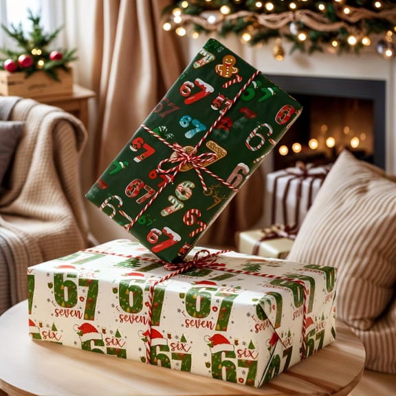 3PCS HUGE 67m Christmas Movie Wrap Roll | Premium Gift Wrapping Paper with All Your Favorite Characters | For Holidays, Birthdays & Festive Decor