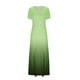 thumbnail image 2 of Vestido Corto de Verano de la Moda de las Mujeres Impreso de Manga Corta Cuello Redondo Tobillo de Longitud Vestido Casual, 2 of 4