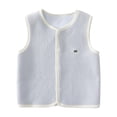 thumbnail image 2 of RXIRUCGD Fashionable Children's Plush Camisole Jacket For Wearing Baby Cardigans Outside( Blue, Size:1 Years ), 2 of 3