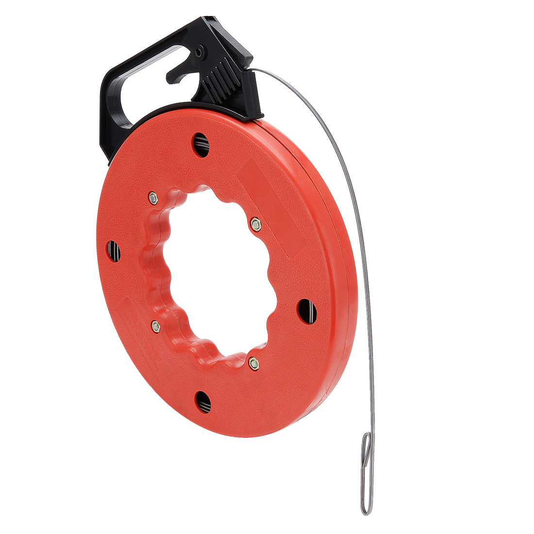 49 Feet (15M) Electrical Fish Tape Reel, Pull Communication Wire Cable