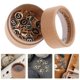 thumbnail image 4 of 10pcs Number 0-9 Stitch Markers Charms Removable Clip on Clasp Charm Locking Metal Knitting Markers for Weaving Sewing Knit Quilting Supplies, 4 of 4