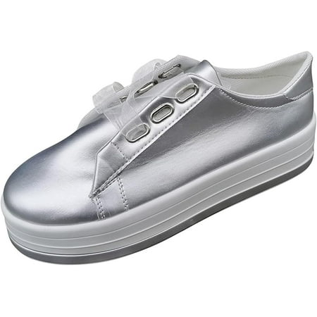 

Sneakers for Women Slip On Low Cut Casual Walking Shoes Dressy Summer Comfort Fashion Platform Flats Loafers