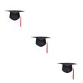 thumbnail image 4 of Minnieouse Academic Hat Academy Souvenir Caps Decoration Supplies Bachelor Cosplay Fringe Ornament School Pendent Hat Headgear Graduation Type1 NO1, 4 of 6