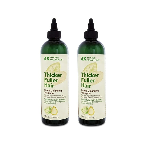 Thicker Fuller Hair Gentle Cleansing Shampoo 12 Fl. Oz. Pack of 2
