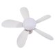 thumbnail image 3 of Lámpara LED Regulable para Ventiladores Techo 40W Con Control Remoto El Del () Blanco, 3 of 4