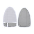 thumbnail image 1 of 2 piezas Mini tablero de planchado de Anti Steam Mitten Guantes portátiles portátiles para vaporizador de prendas de ropa para collar de puños cabeza ovalada, 1 of 8