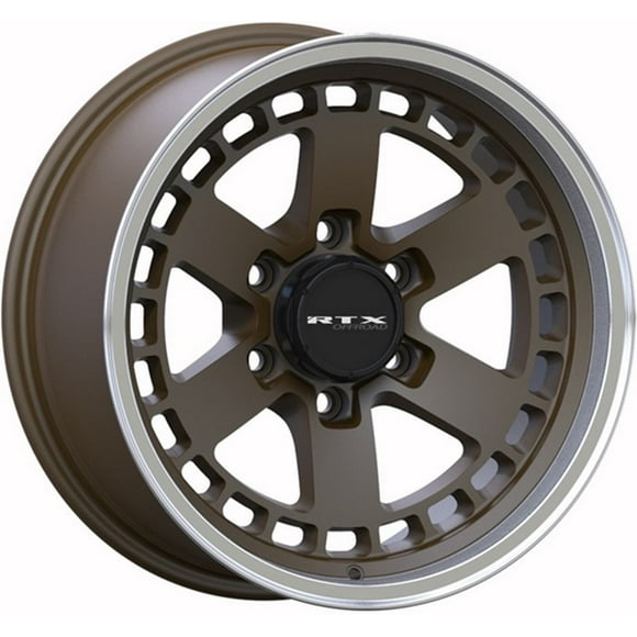 One Wheel RTX (Offroad) | 163715 | Ozark | Satin Bronze Machined Lip | 18x9 6x139.7 ET0 CB