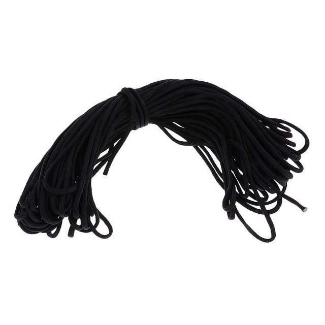 Cable de Paracaídas de , Accesorios para Acampar, Senderismo, Pesca, Kayak Negro