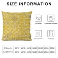 thumbnail image 5 of COMIO  Yellow and White Pillow Sham Ornate Floral Pattern with Swirls Curls Symmetrical Overlap Motifs, Quality Microfiber Bedding Item for All Seasons,Pale Yellow, 5 of 5