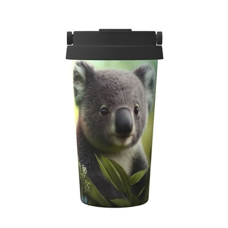 

Junzan Daisy Koala for Stainless Steel Vacuum Insulated Tumbler - Reusable Insulated Cold Brew Iced Coffee Cup Thermos -Gifts for Women Men Him Her