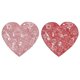 thumbnail image 1 of Valentine Placemat PVC Heart Shape Table Mat for Home 2Pcs, 1 of 3