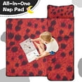 thumbnail image 4 of Red Cheetah Leopard Pattern Toddler Nap Mats for Kids Preschool,Sleeping Mat Bag or Kids,Toddler Sleeping Bag,Toddler Nap Mat or Daycare, 4 of 6