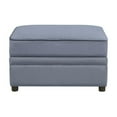 thumbnail image 4 of ACME Bois II Velvet Storage Ottoman in Gray, 4 of 6