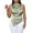 Green, variant on Womens Mock Neck Satin Tops Business Casual Work Ruched Blouses Spring Summer Corporate Outfits Green XL