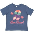 thumbnail image 3 of Inktastic 2nd Birthday Retro Flowers 2 Year Old Girl Girls Toddler T-Shirt, 3 of 5