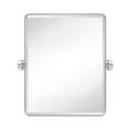 thumbnail image 5 of TEHOME Woodvale Rectangle Vertical Metal Wall Mirrors 24" x 20" - Chrome, 5 of 5