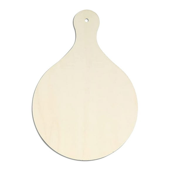 Chopping Board Solid Construction No Rough Edge Wood  Square Meat Paddle Cutting Board with Handle Kitchen Supplies