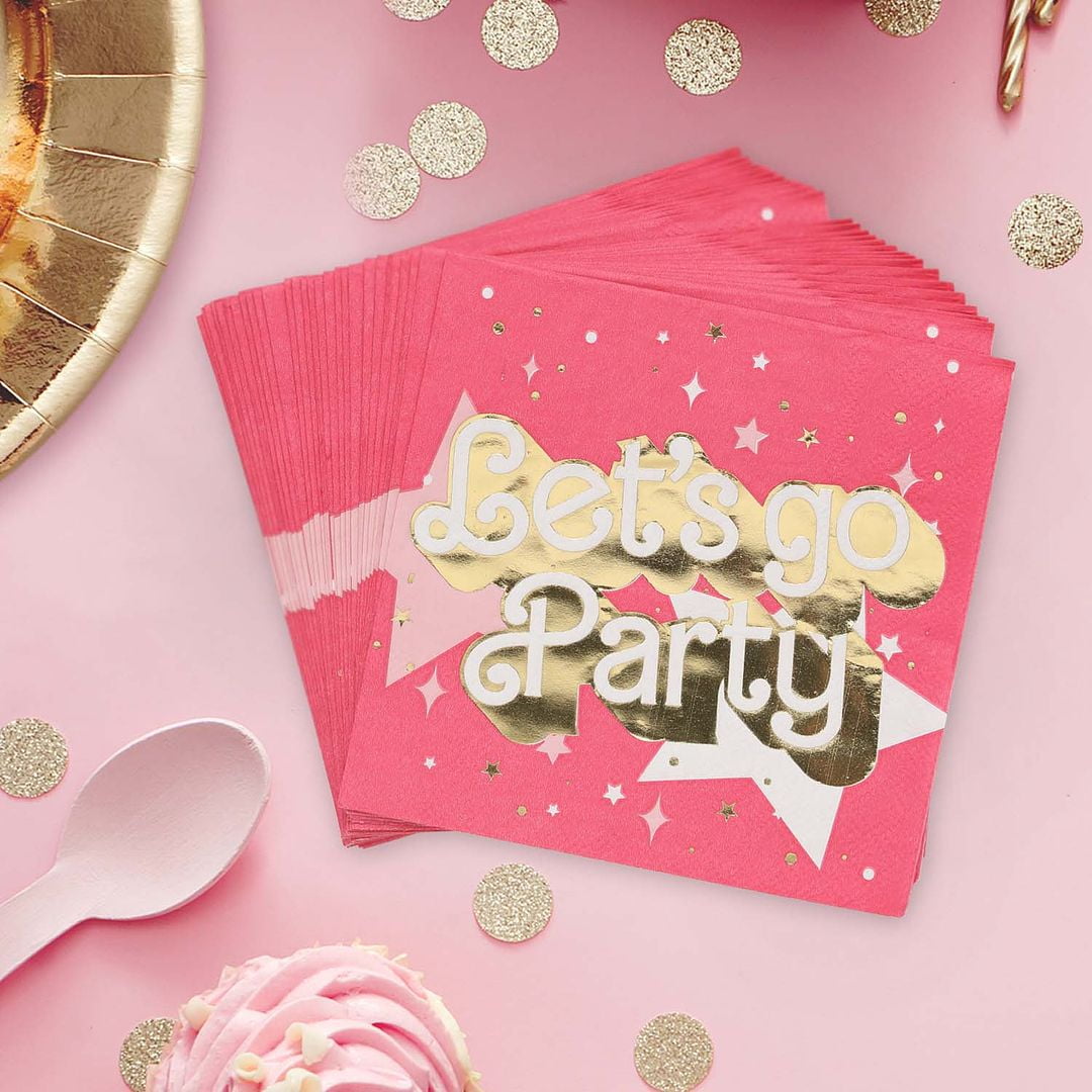 Canopy Street Lets Go Party Beverage Napkins - Thumbnail 3