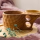 thumbnail image 4 of New Portable Wood Coffee Mug Rubber Wooden Tea Milk Cups Water Drinking Mugs Teatime, 4 of 5