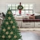 thumbnail image 4 of Set de adornos de copos de nieve de Navidad Pack de 12 | Decoraciones de árbol de plástico hueco de 10 cm • Efecto de purpurina • Colgante navideño blanco • Decoración navideña duradera y ligera, 4 of 6