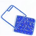 thumbnail image 2 of Case for Galaxy Z Flip 6,Galaxy Z Flip 6 5G Case,3D Handmade Sparkle Stunning Stones Crystal Diamond Bling Glitter Phone Case for Samsung Galaxy Z Flip 6 5G (2024) (Full Blue), 2 of 8