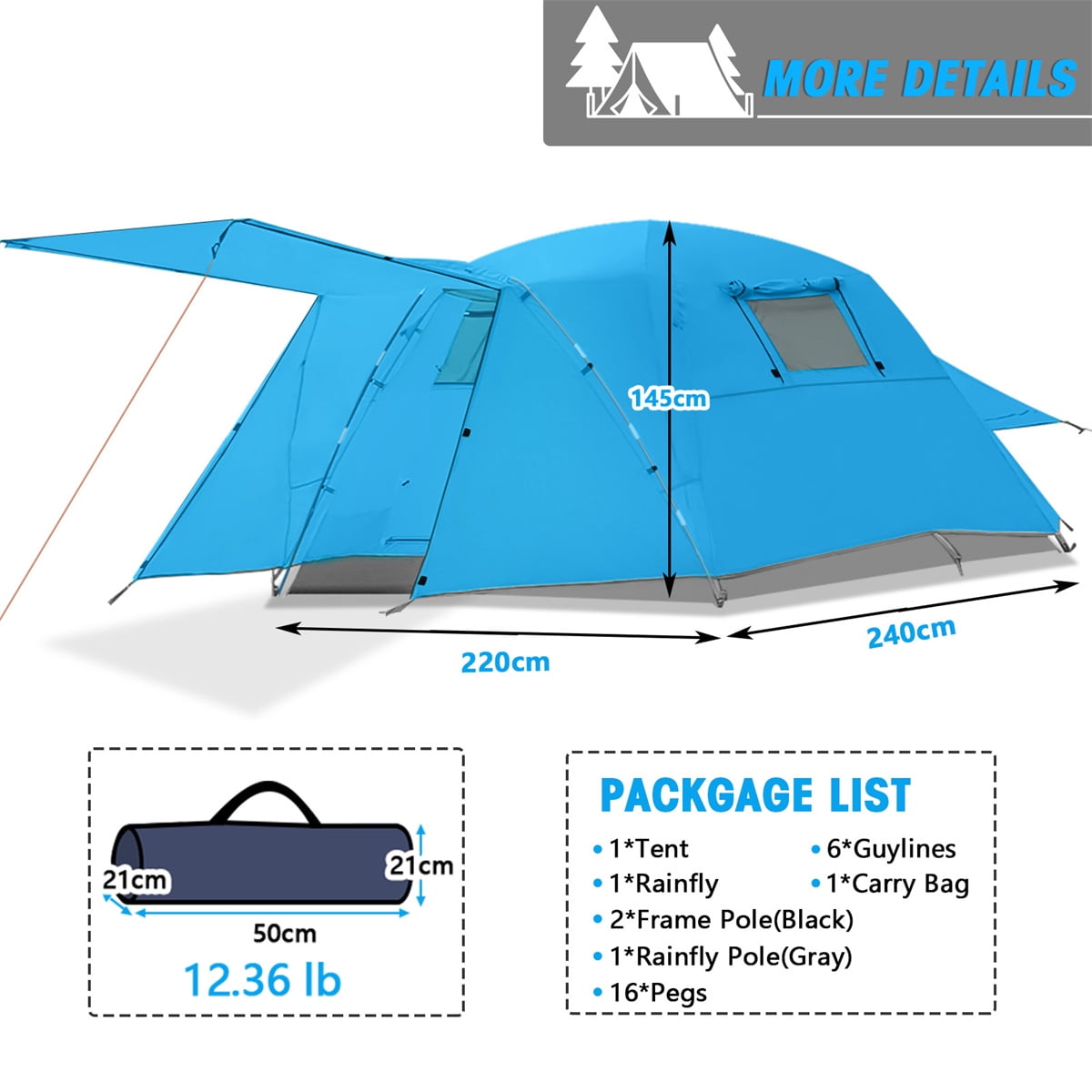 tooca camping tent