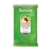 Angle View: TropiClean Papaya & Coconut Luxury Pet Cloths, 20ct
