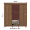 thumbnail image 3 of Ropero Closet Madesa Lyon 3 Puertas con Espejo y Pies M, 3 of 5