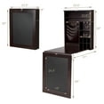 thumbnail image 4 of Patiojoy Wall Mounted Table Fold Out Convertible Desk With Space Saver Chalkboard Coffee, 4 of 6