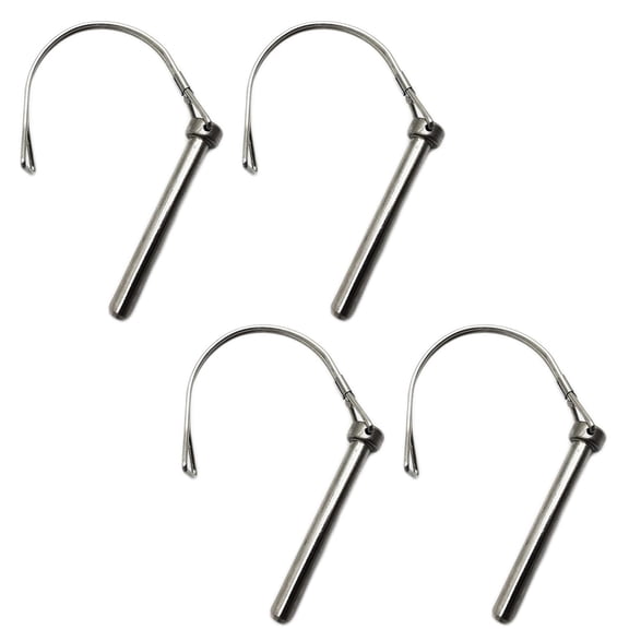MARINE CITY Heavy Duty 304 Stainless Steel 5/16 Inches Safety Coupler Locking Pin for Boats Yachts Pack of 4