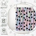 thumbnail image 6 of Valentines Shower Curtain, Sweet Pink Heart Shower Curtain Set with Hooks Waterproof Pink and White Bathroom Decor, 72x72 Inch, 6 of 6