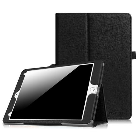- Fintie Apple iPad Pro 9.7 2016 Case - Vegan Leather Stand Cover with Auto Sleep / Wake Feature, Black