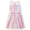 thumbnail image 3 of The Children's Place Girls Sleeveless Butterfly Ruffle Dress, Sizes 4-16, 3 of 8