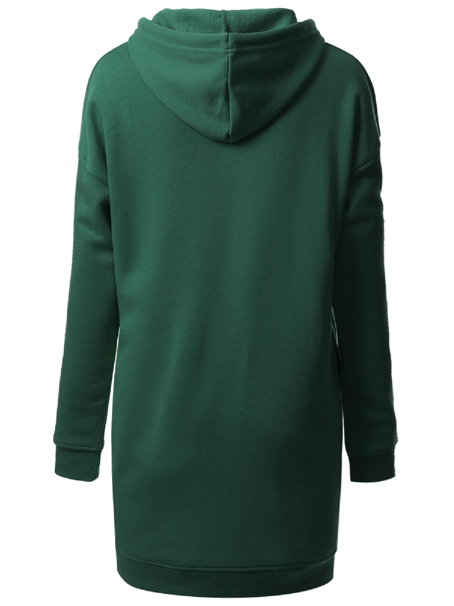 MixMatchy Women's Casual Oversized Long Sleeve Fleece Hoodie Sweatshirts Loose Hooded Pullover Tunic (S~3X)