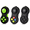 Green Black Colors, variant on HAOSHICS 3pcs Fidget Pad Portable Fidget Controller Classic Retro Game Controller Fidget Toy Handheld Toy Controller with 8 Fidget Functions Controller Game Pad for Teens Relieve Stress Anxiety