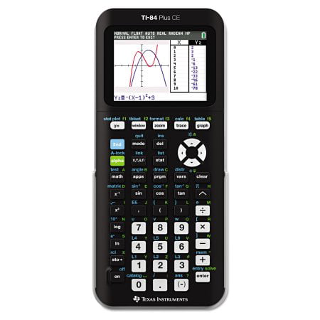 Texas Instruments TI-84 Plus CE Graphing Calculator, (Best Ti Graphing Calculator)