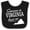 Black and White, variant on Inktastic Someone in Virginia Loves Me Boys or Girls Baby Bib