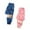 Blue, variant on CYRBOKO Girls Thermal Pants, Cotton Elastic Waist 2PC Athletic Winter Sleep Pants Pink Size 12-13 T