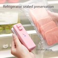 thumbnail image 3 of For Xiaomi Food Bag Sealer Mini Portable Plastic Bags Sealing Machine Thermoplastic Bag Sealants Handheld Food Packaging Heat Sealer (Pink Upgrade), 3 of 7