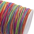 thumbnail image 2 of Casewin 1mm Elastic Cord Rainbow Bead Cord Elastic Thread Beading Stretchy String Cord Crafting Cord for Bracelet, Necklace Beading, Jewelry Making and Crafts, 100 Meters, 2 of 7