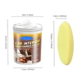 thumbnail image 3 of Rewenti Shoe Care Leather Leather Care For Leather Couch Shoe Polish Colourless Leather Grease Shoe Wax With Sponge Intensive Leather Care Waterproofs Protects Leather, 3 of 8