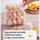 thumbnail image 5 of Contenedor apilable de 3 niveles para guardar huevos, organizador lateral para refrigerador con tapa para 18 huevos. Solución para ahorrar espacio en la despensa de la cocina. Aestivo |, 5 of 7